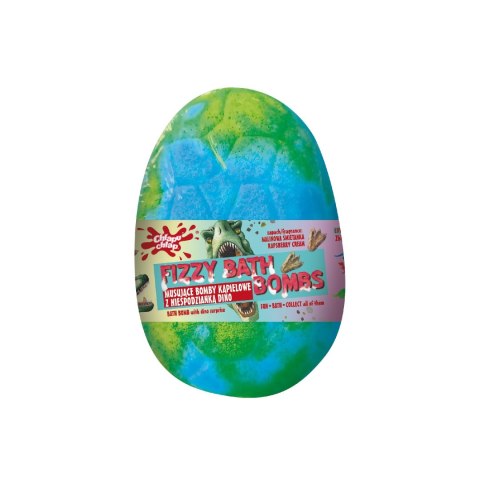 CHLAPU CHLAP CHLAPU CHLAP Musująca Bomba kąpielowa Jajo Dinozaura z niespodzianką - funky cola 140g