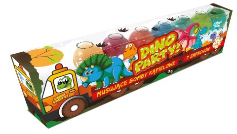 CHLAPU CHLAP CHLAPU CHLAP Musujące Bomby do kąpieli Dino Truck 1op.-7szt
