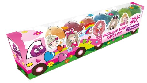 CHLAPU CHLAP CHLAPU CHLAP Musujące Bomby do kąpieli Party Truck 1op.-7szt