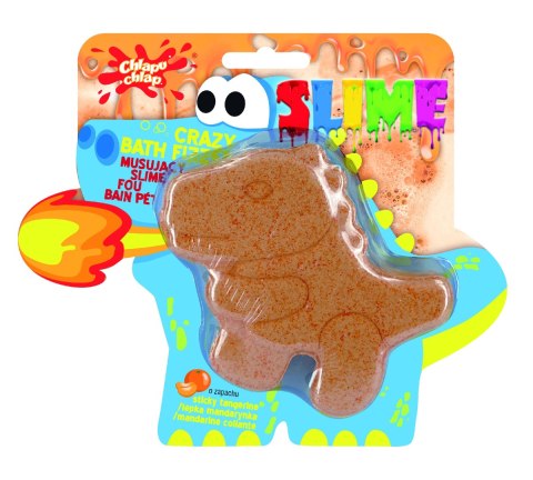 CHLAPU CHLAP CHLAPU CHLAP Musujący slime do kąpieli DINOZAUR - zapach mandarynki