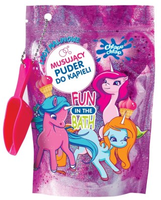 CHLAPU CHLAP CHLAPU CHLAP Puder do kąpieli - Lody Malinowe 150g
