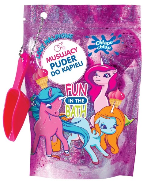 CHLAPU CHLAP CHLAPU CHLAP Puder do kąpieli - Lody Malinowe 150g
