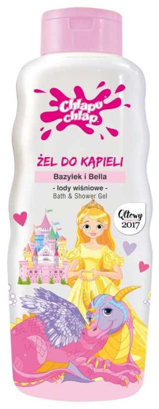 CHLAPU CHLAP CHLAPU CHLAP Żel do kąpieli Bazylek i Bella - lody wiśniowe 710ml