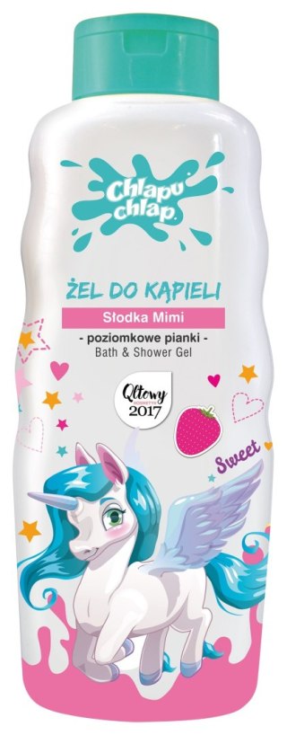 CHLAPU CHLAP CHLAPU CHLAP Żel do kąpieli Słodka Mimi - poziomkowe pianki 710ml