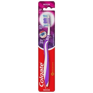 COLGATE Colgate Szczoteczka do zębów Zig Zag - medium 1szt (mix kolorów)