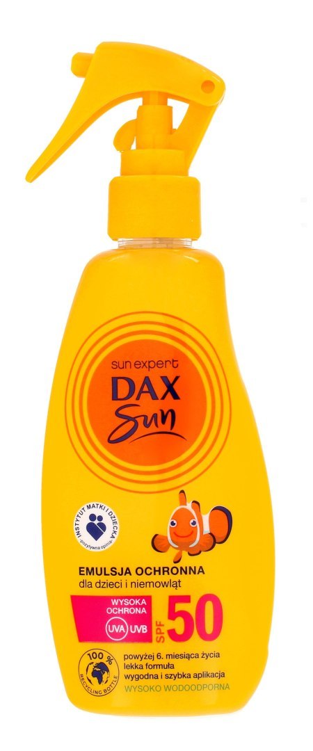 DAX OP. Dax Sun Emulsja ochronna dla dzieci i niemowląt SPF50 - spray 200ml