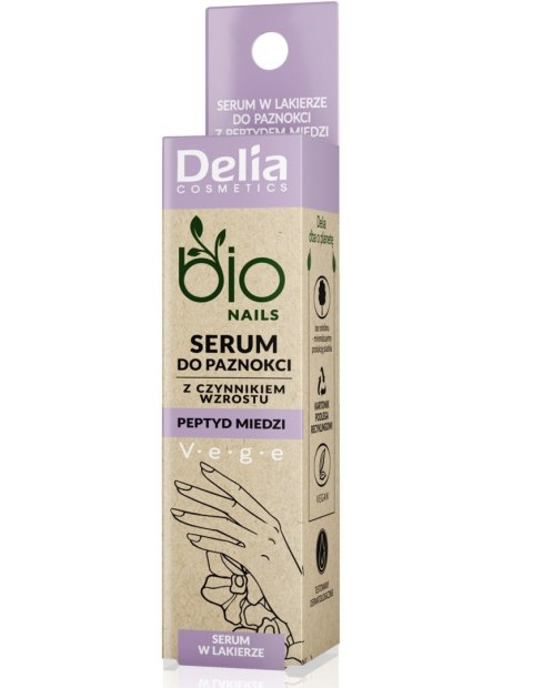 DELIA DELIA Bio Nails Peptydowe serum do paznokci z czynnikiem wzrostu 11 ml