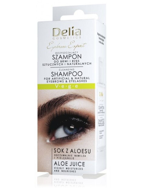 DELIA DELIA Eyebrow Expert Szampon do brwi i rzęs naturalnych i sztucznych 50 ml