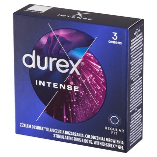 DUREX DUREX Prezerwatywy Intense 1op.-3szt