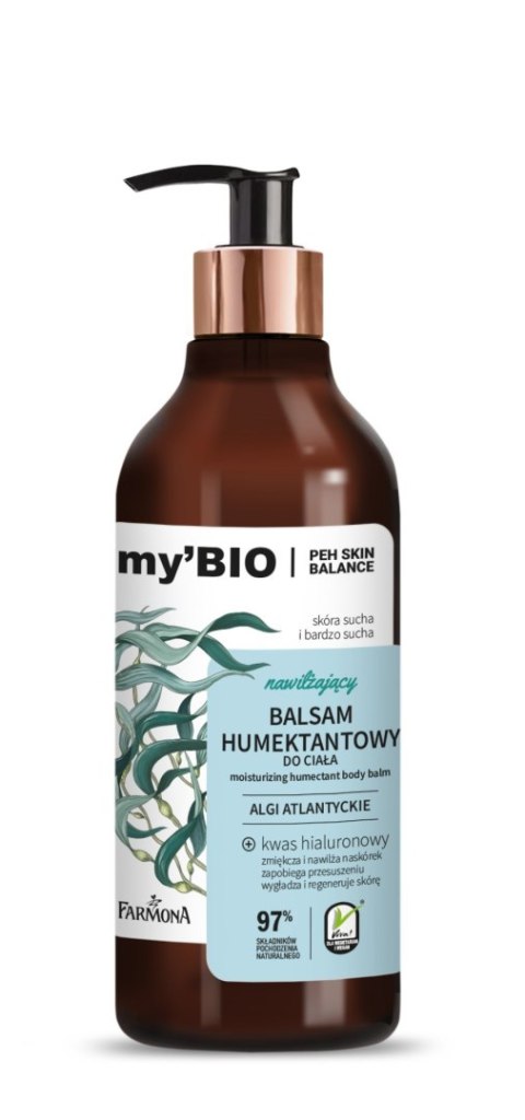 FARMONA FARMONA my`Bio Nawilżający Balsam humektantowy do ciała Algi Atlantyckie 400 ml