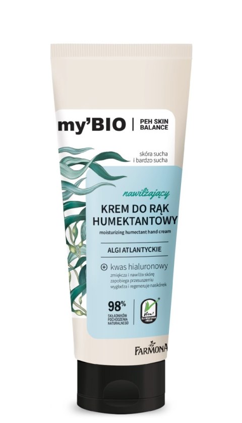 FARMONA FARMONA my`Bio Nawilżający krem humektantowy do rąk Algi Atlantyckie 100 ml