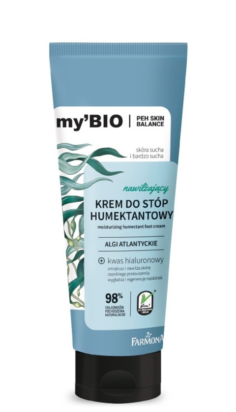 FARMONA FARMONA my`Bio Nawilżający krem humektantowy do stóp Algi Atlantyckie 100 ml