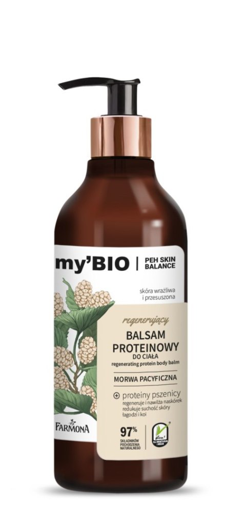 FARMONA FARMONA my`Bio Regenerujący Balsam proteinowy do ciała Morwa Pacyficzna 400 ml