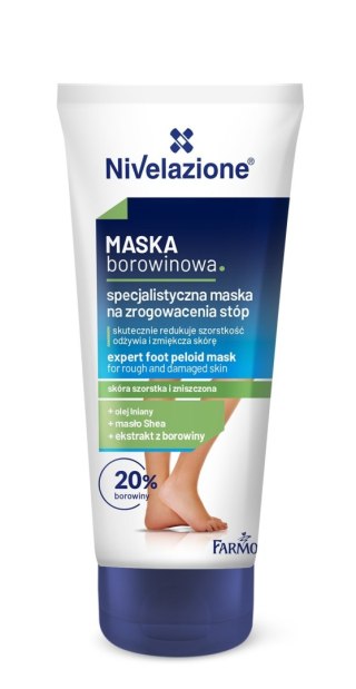FARMONA NIVELAZIONE Specjalistyczna maska borowinowa na zrogowacenia stóp 75 ml