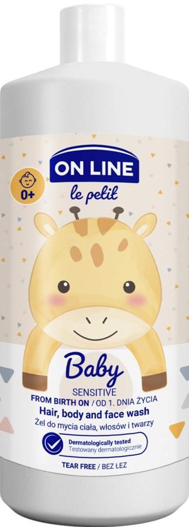 FORTE SWEEDEN ON LINE Le Petit Baby Żel 3w1 do mycia ciała, włosów i twarzy - Łagodny 850 ml
