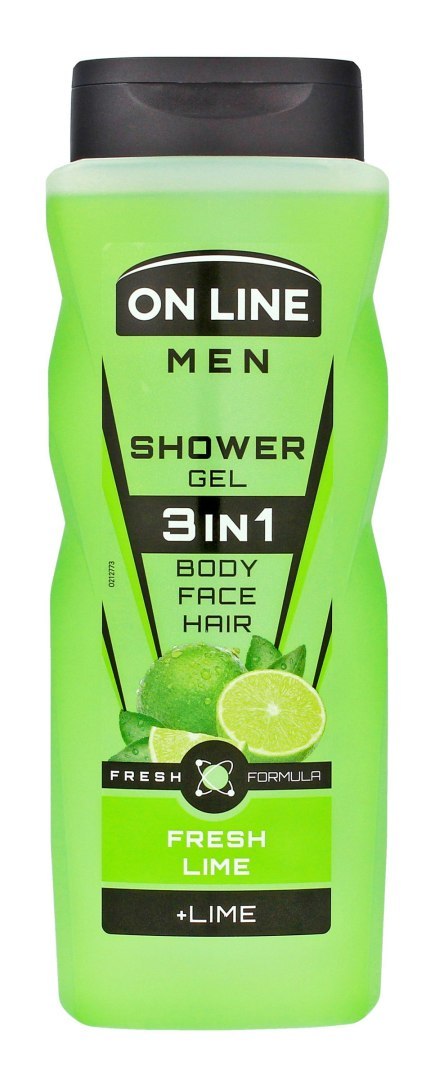 FORTE SWEEDEN ON LINE Men Żel pod prysznic dla mężczyzn 3w1 Fresh Lime 410 ml