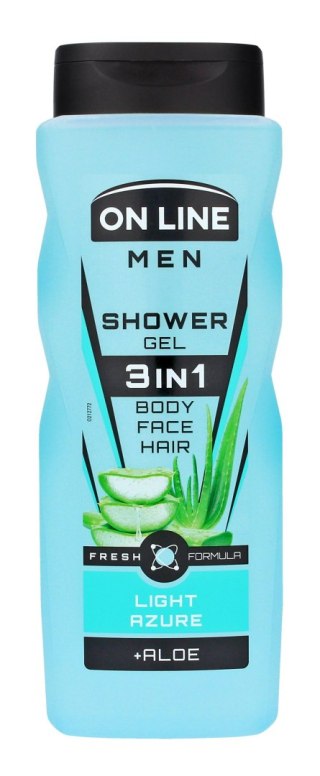 FORTE SWEEDEN ON LINE Men Żel pod prysznic dla mężczyzn 3w1 Light Azure 410 ml