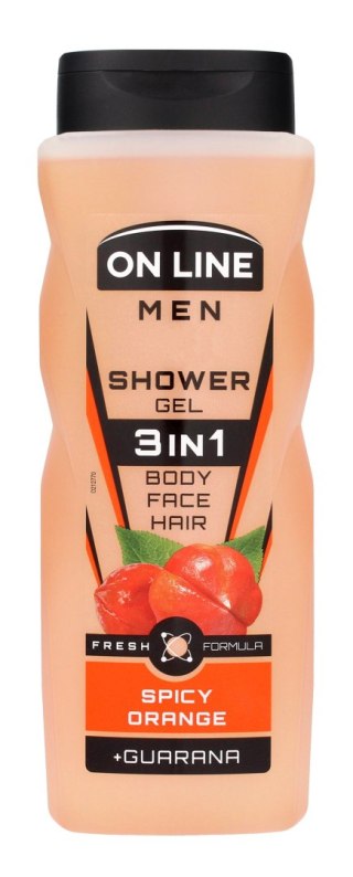 FORTE SWEEDEN ON LINE Men Żel pod prysznic dla mężczyzn 3w1 Spicy Orange 410 ml