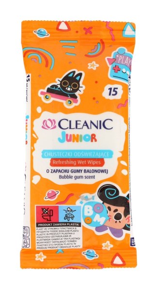HARPER HARPER Cleanic Chusteczki odświeżające Junior 15 szt.