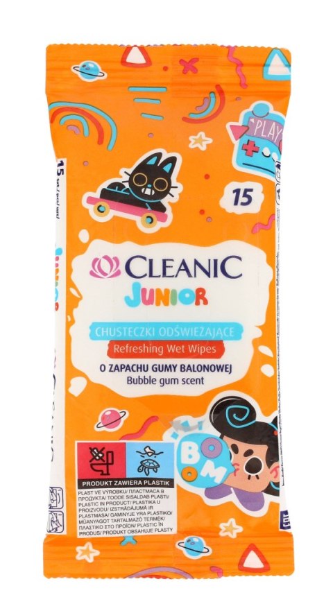 HARPER HARPER Cleanic Chusteczki odświeżające Junior 15 szt.