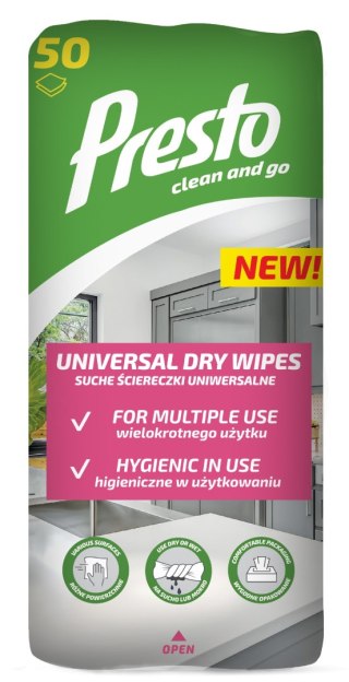 HARPER Presto Ściereczki uniwersalne - suche 1op.-50szt