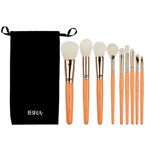 IBRA IBRA BRUSH SET FRESH Zestaw pędzli do makijażu 1op.-9szt
