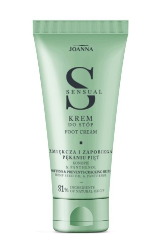 JOANNA JOANNA Sensual Krem do stóp zmiękczający - Konopie i Panthenol 100 g