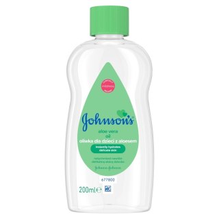 JOHNSON JOHNSON`S Aloe Vera Oil Oliwka dla dzieci z aloesem 200ml