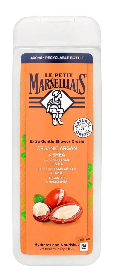 JOHNSON LE PETIT MARSELLAIS Kremowy Żel pod prysznic Bio Argan & Masło Shea 400ml