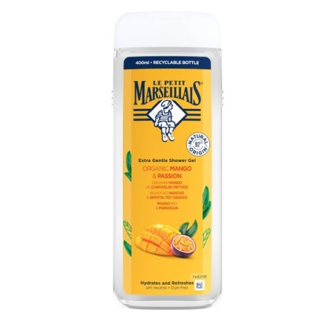 JOHNSON LE PETIT MARSELLAIS Kremowy Żel pod prysznic Bio Mango & Marakuja 400ml