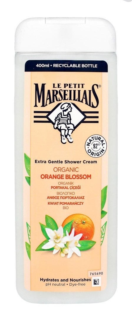 JOHNSON Le Petit Marseillais Żel pod prysznic Bio Kwiat Pomarańczy 400ml