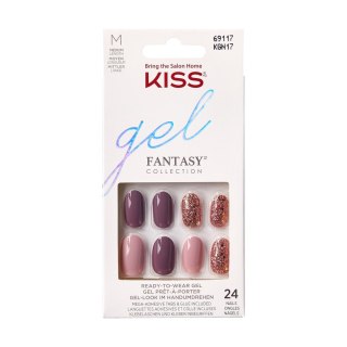 KISS KISS Gel Fantasy Sztuczne paznokcie KGN17 Medium 1 op. - 24 szt.