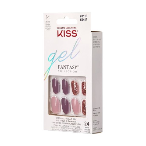 KISS KISS Gel Fantasy Sztuczne paznokcie KGN17 Medium 1 op. - 24 szt.