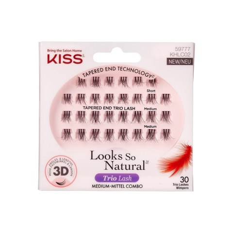 KISS KISS Kępki Sztucznych Rzęs Looks So Natural - Trio Lash 3D 1op.