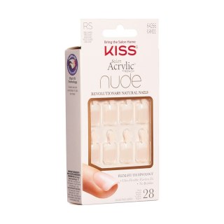 KISS KISS Salon Sztuczne Paznokcie Acrylic French Nude - Breathtaking (RS) 1op.(28szt)