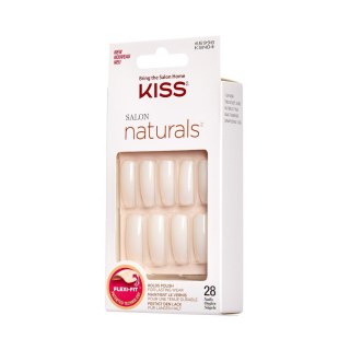KISS KISS Salon Sztuczne Paznokcie Naturals - Go Rouge 1op.(28szt)