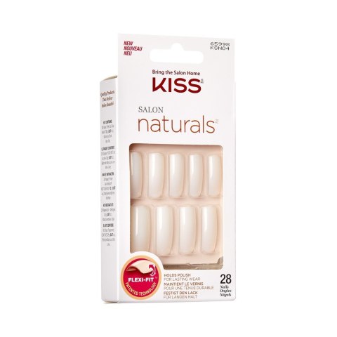 KISS KISS Salon Sztuczne Paznokcie Naturals - Go Rouge 1op.(28szt)