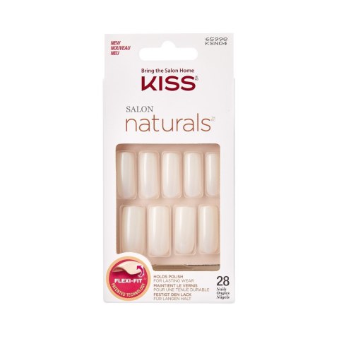 KISS KISS Salon Sztuczne Paznokcie Naturals - Go Rouge 1op.(28szt)