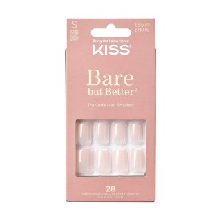KISS KISS Sztuczne Paznokcie Bare But Better - Trunude (rozmiar S) 1op.(28szt)