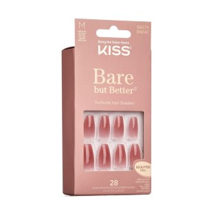 KISS KISS Sztuczne Paznokcie Bare But Better - nude (rozmiar M) 1op.(28szt)