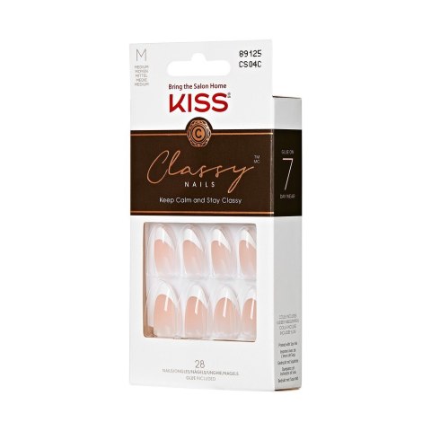 KISS KISS Sztuczne Paznokcie Classy Nails - Dashing (rozmiar M) 1op.(28szt)