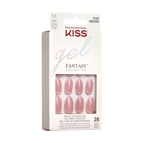 KISS KISS Sztuczne Paznokcie Gel Fantasy - Windy City (rozmiar M) 1op.(28szt)