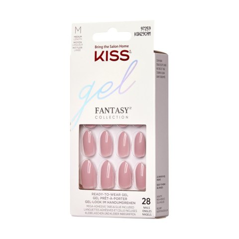 KISS KISS Sztuczne Paznokcie Gel Fantasy - Windy City (rozmiar M) 1op.(28szt)