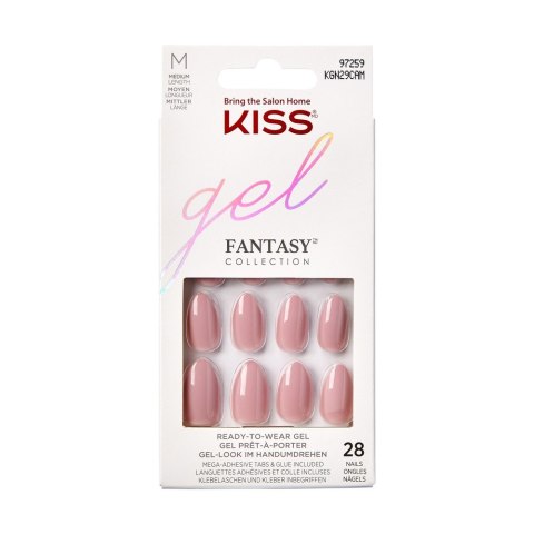 KISS KISS Sztuczne Paznokcie Gel Fantasy - Windy City (rozmiar M) 1op.(28szt)