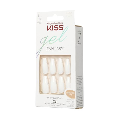 KISS KISS Sztuczne Paznokcie Gel Fantasy - true color (rozmiar L) 1op.(28szt)