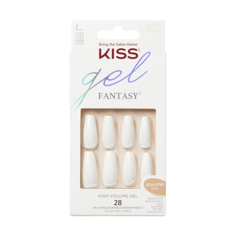 KISS KISS Sztuczne Paznokcie Gel Fantasy - true color (rozmiar L) 1op.(28szt)