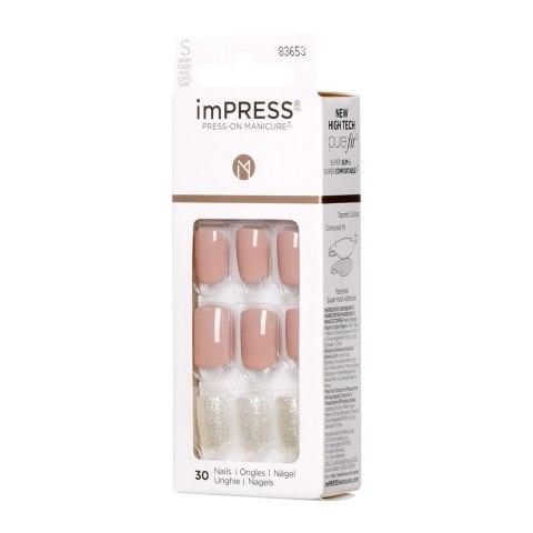 KISS KISS Sztuczne Paznokcie samoprzylepne imPress - KIM002 (rozmiar S) 1op.(30szt)