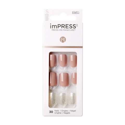 KISS KISS Sztuczne Paznokcie samoprzylepne imPress - KIM002 (rozmiar S) 1op.(30szt)