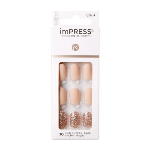KISS KISS Sztuczne Paznokcie samoprzylepne imPress - KIM003 (rozmiar S) 1op.(30szt)