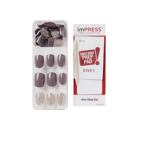 KISS KISS Sztuczne Paznokcie samoprzylepne imPress - KIM011 (rozmiar S) 1op.(30szt)
